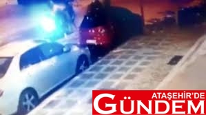 ATAŞEHİR'DE LÜKS OTOMOBİLLERİN FARLARI ÇALINDI araba far hırsızlığı ataşehrde gündem